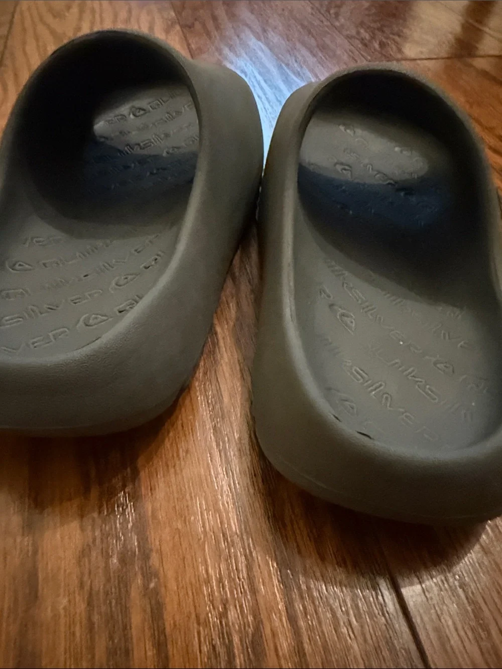 Quiksilver Kids Dark Gray Slide Sandals